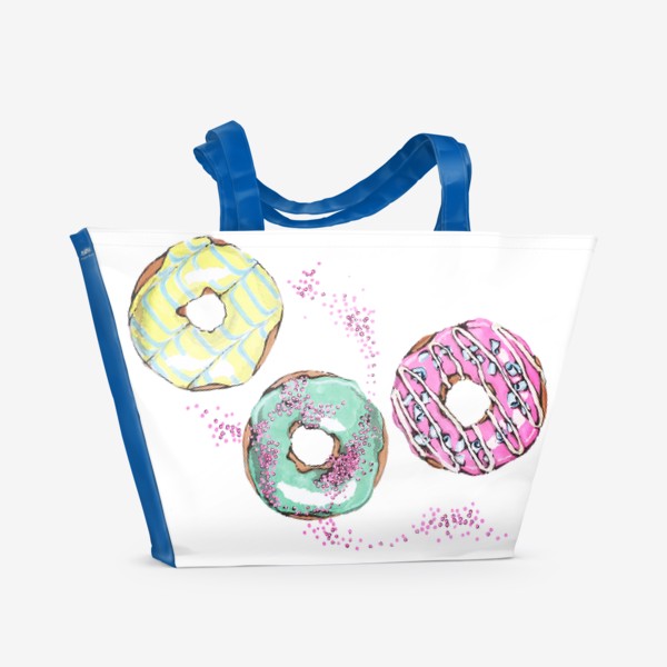 Пляжная сумка «пончики»