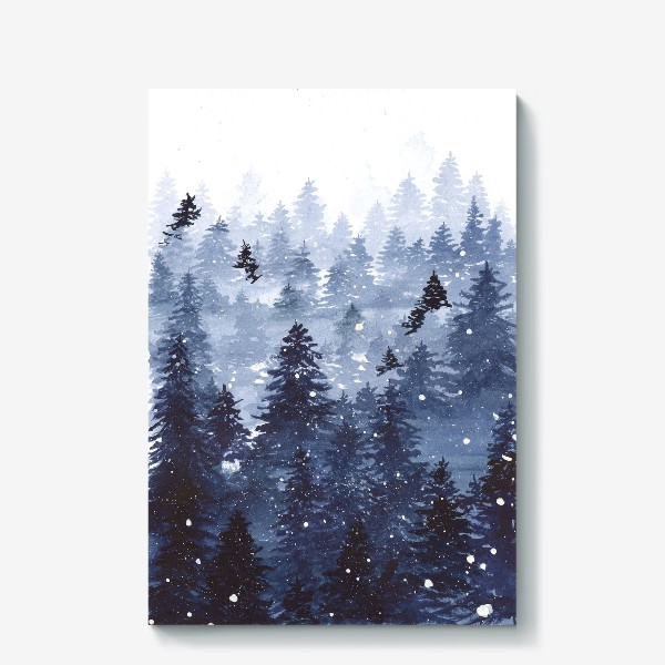 Холст «Зимний лес»