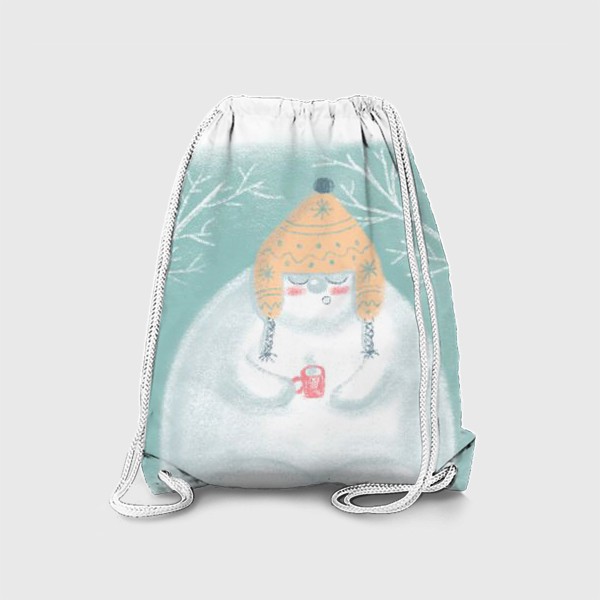 Рюкзак «Сонный снеговик»