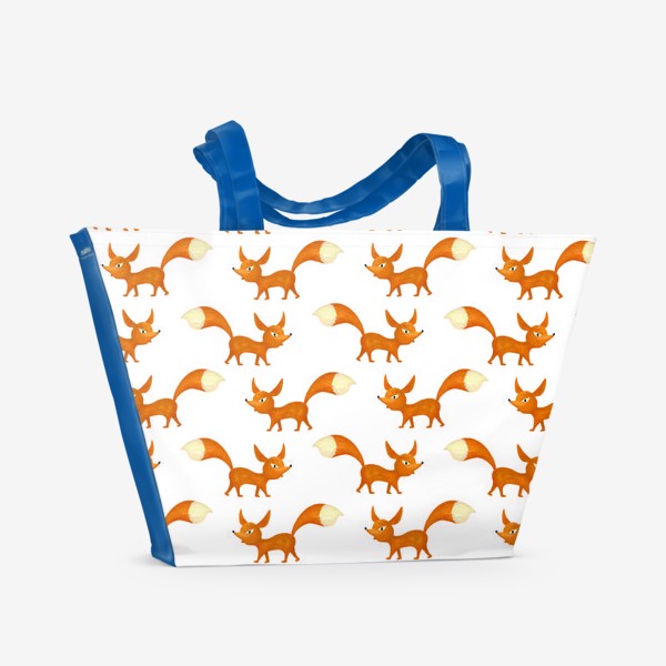 Пляжная сумка «Рыжие лисицы»