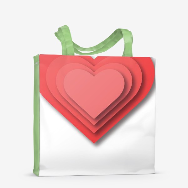 Сумка-шоппер «Любовь. Сердце. День Святого Валентина»