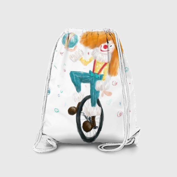 Рюкзак «Клоун на велосипеде»