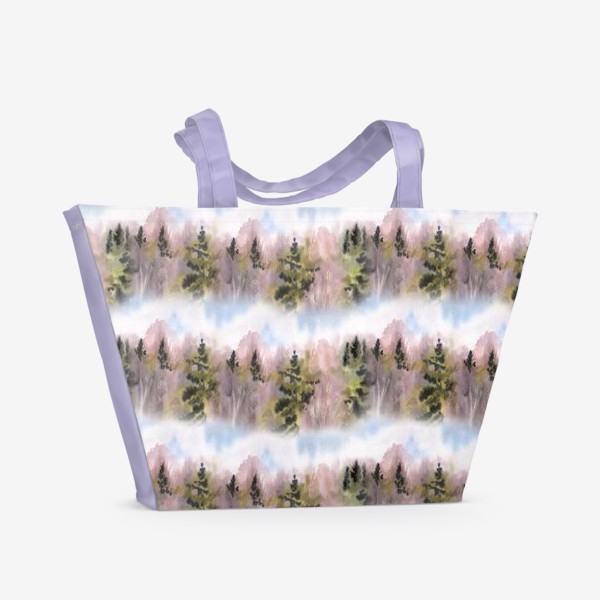 Пляжная сумка «Весенний лес»