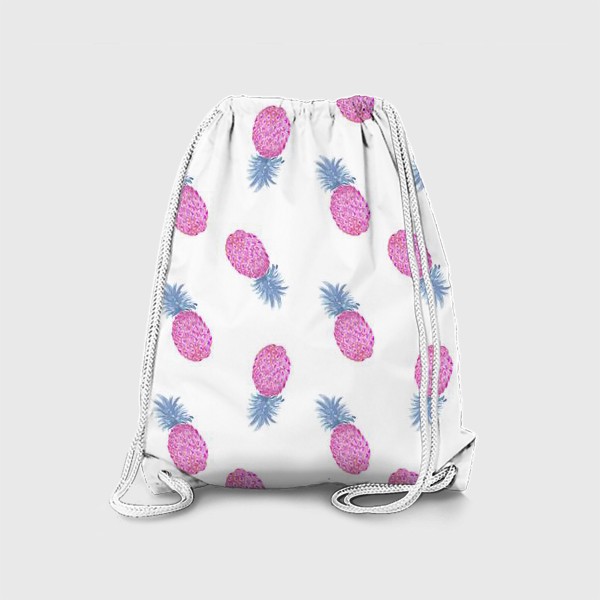Рюкзак «Pink Pineapple Watercolor Pattern»