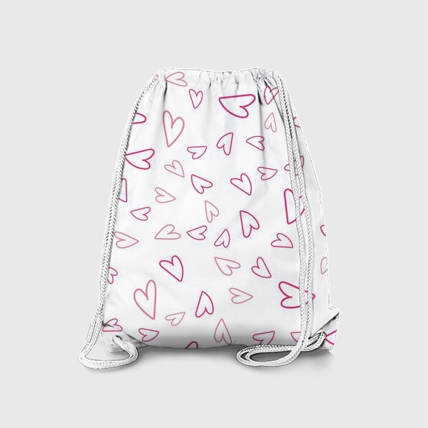 Рюкзак «White love pattern»