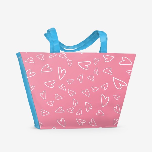 Пляжная сумка «Love pattern»