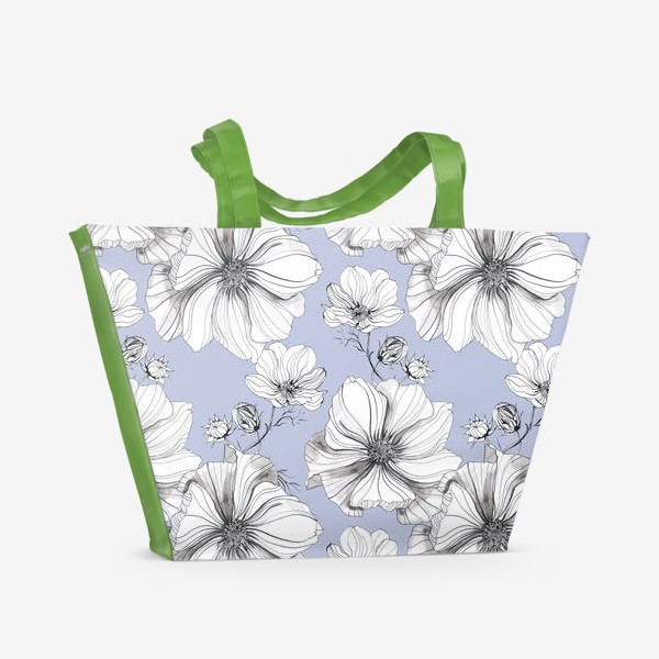 Пляжная сумка «Цвет Космеи»