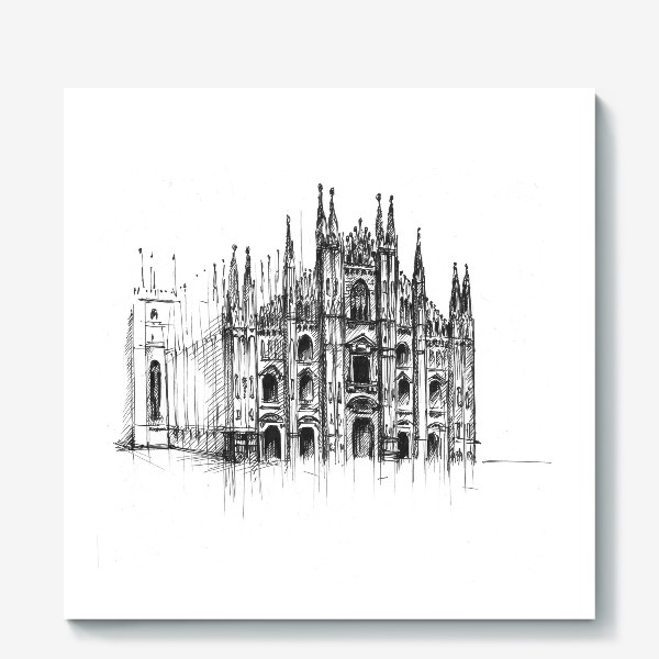 Холст «Миланский собор»