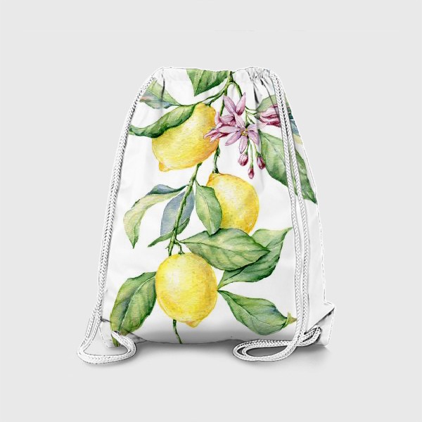 Рюкзак «Ветка с лимонами»