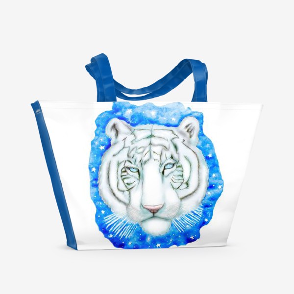 Пляжная сумка «Зимний тигр»
