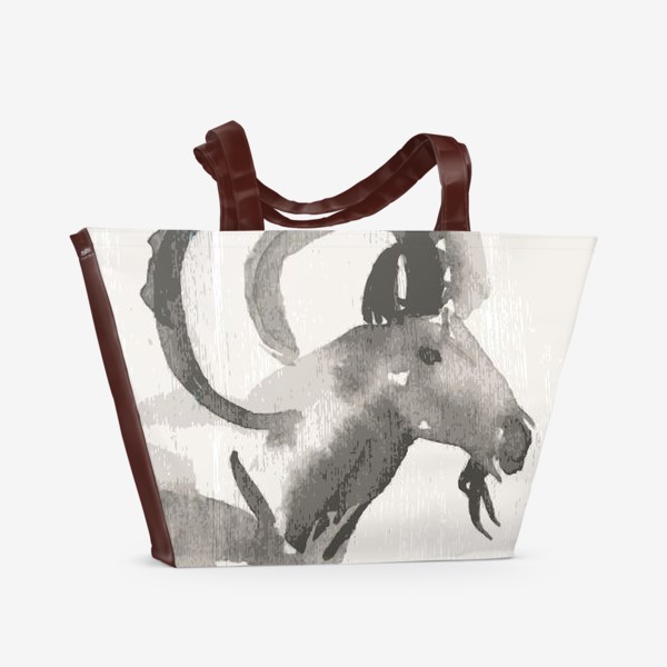 Пляжная сумка «Горный козёл»