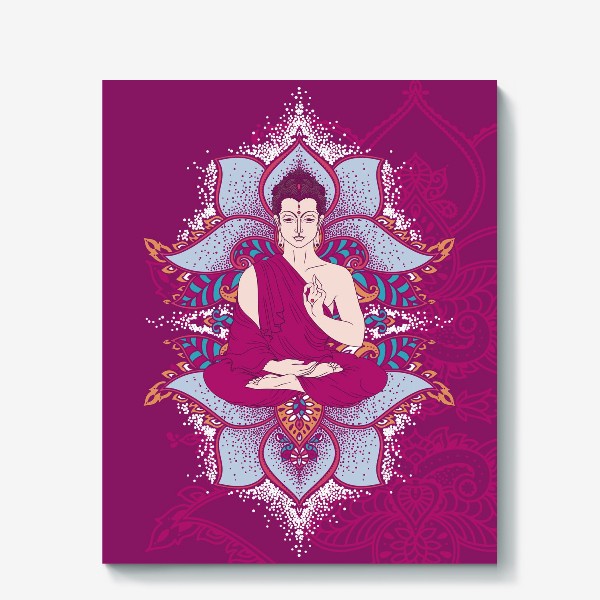 Холст «Ultra violet Buddha»