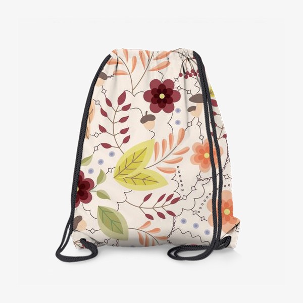 Рюкзак «Осенний винтажный узор»