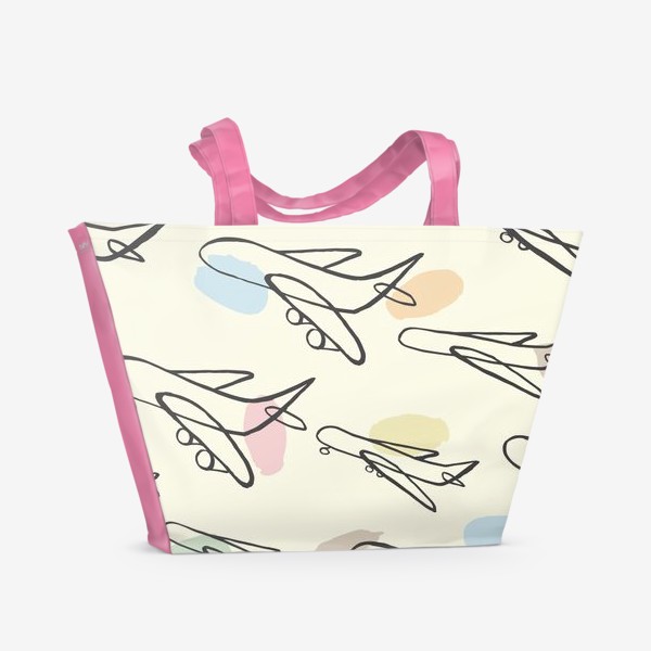 Пляжная сумка «самолеты»
