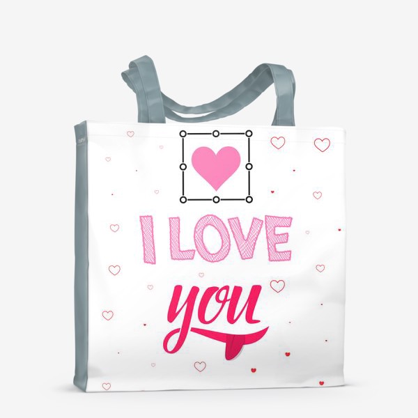 Сумка-шоппер «I love you.»