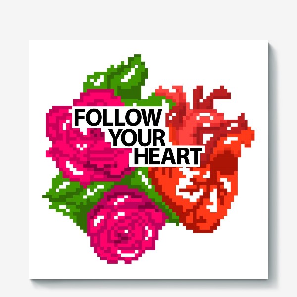 Холст «Follow Your Heart»