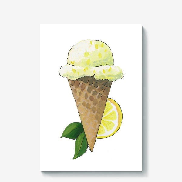 Холст «Лимонное Мороженое»