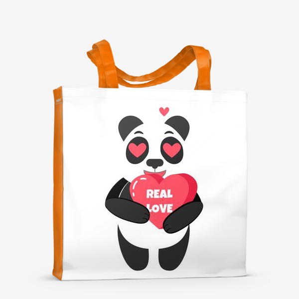Сумка-шоппер «Панда любит тебя»