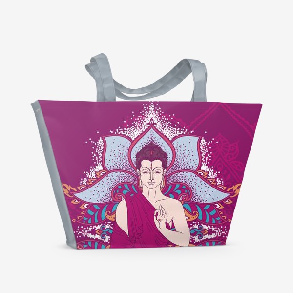 Пляжная сумка «Ultra violet Buddha»