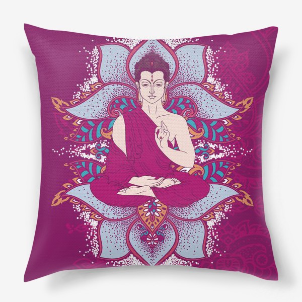 Подушка «Ultra violet Buddha»