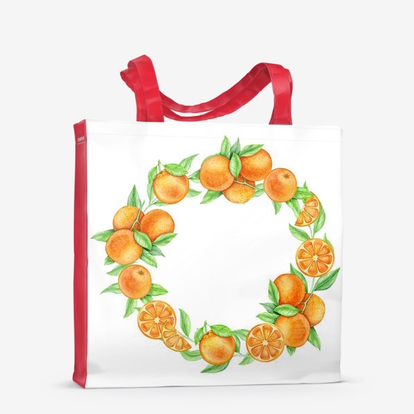 Сумка-шоппер «Апельсиновый венок»