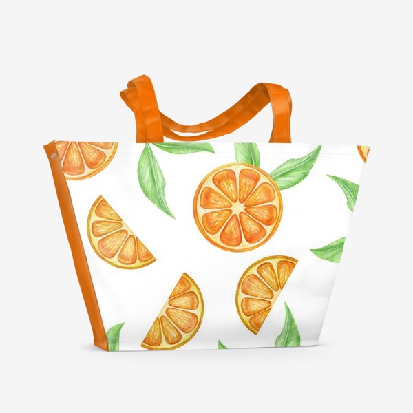 Пляжная сумка &laquo;Апельсиновые дольки&raquo;