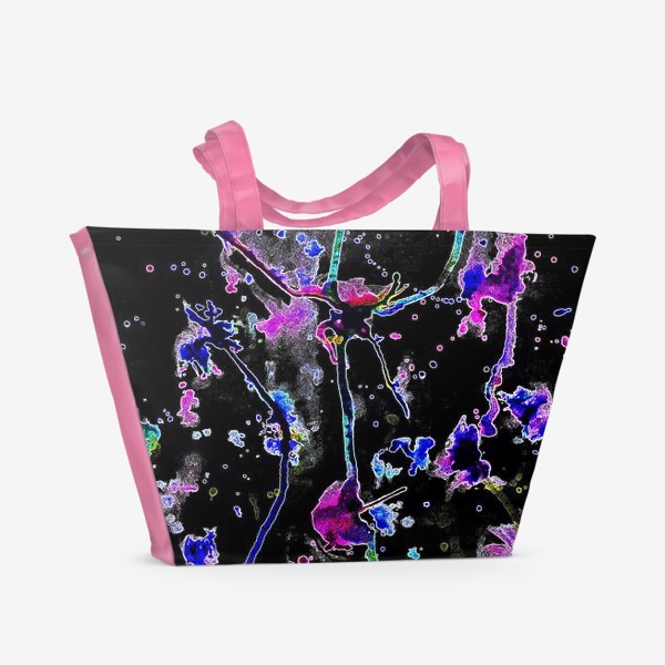 Пляжная сумка «Неоновые цвета»