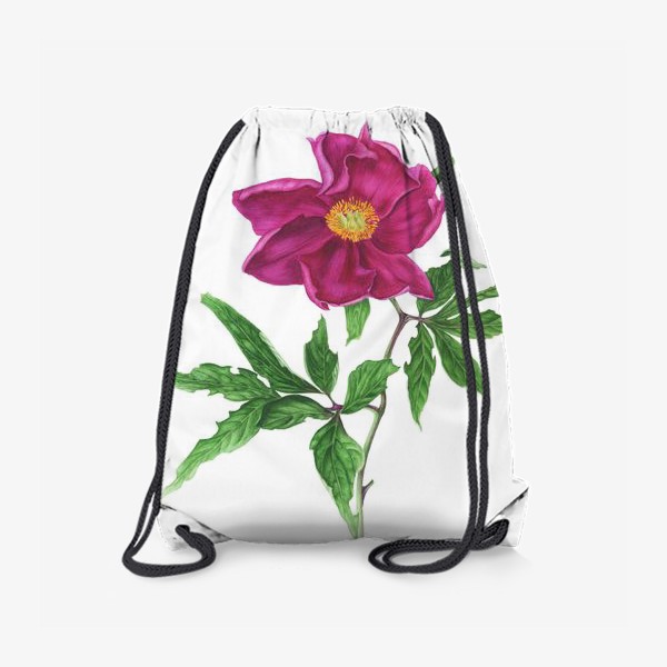 Рюкзак «Ярко-розовый пион»