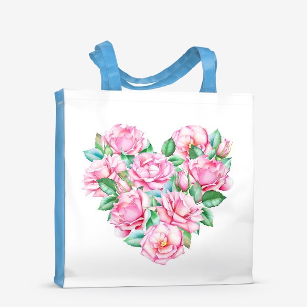 Сумка-шоппер «Розовое сердце»