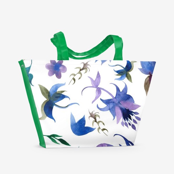 Пляжная сумка «Цветочная фантазия»
