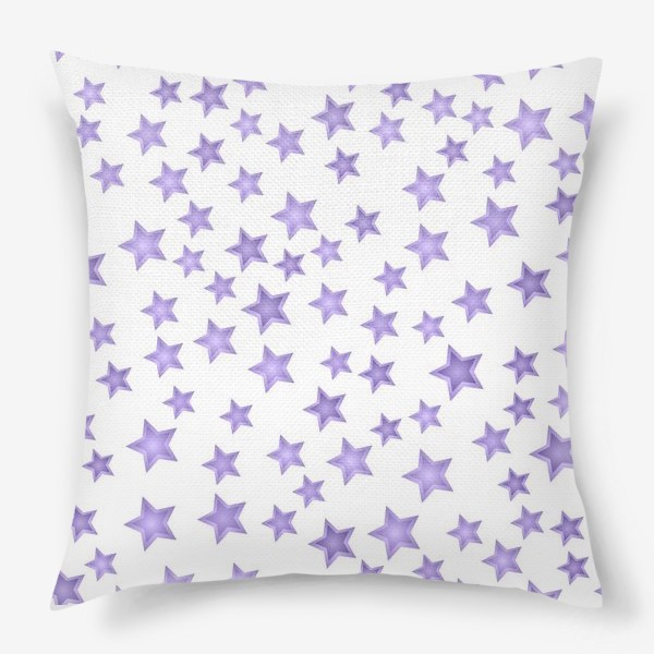 Подушка «Фиолетовые звезды»