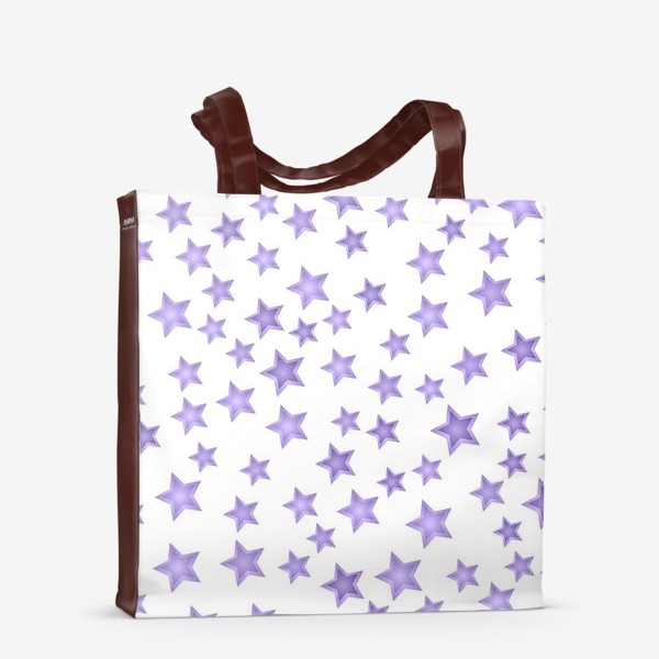 Сумка-шоппер «Фиолетовые звезды»