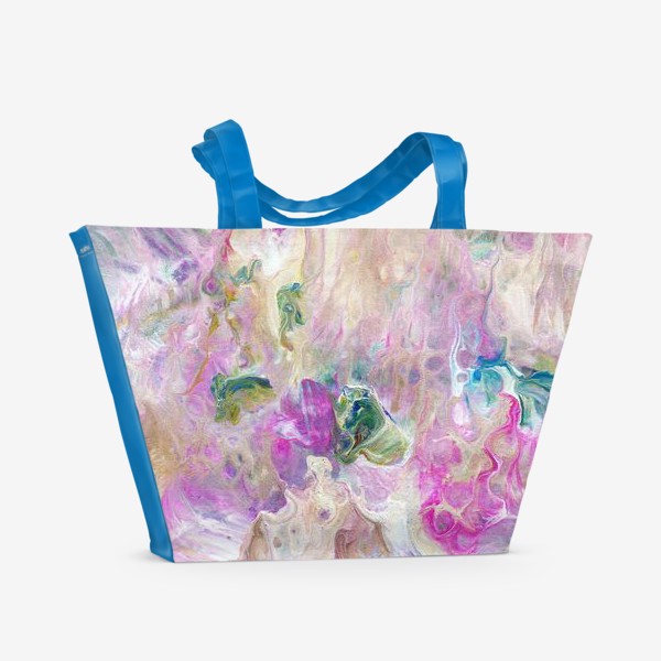 Пляжная сумка «Абстракция жидкий акрил 4»