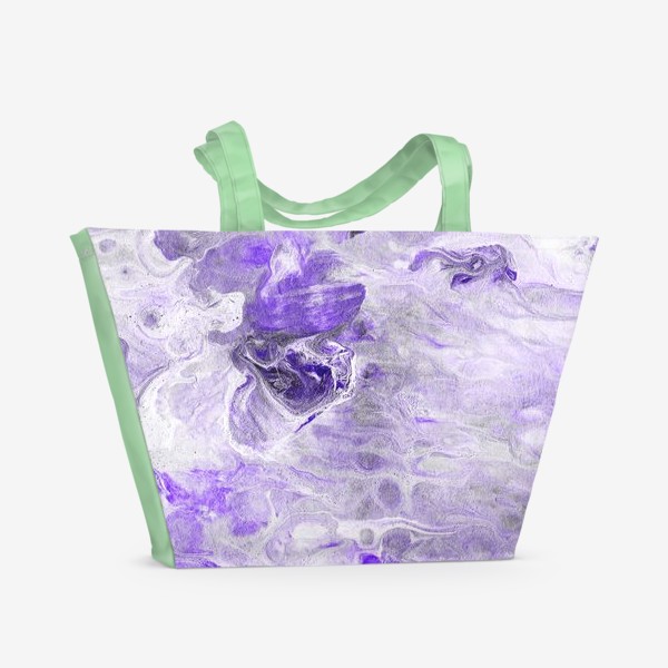 Пляжная сумка «Абстракция жидкий акрил 3»