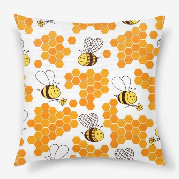Подушка «Медовые пчелки»