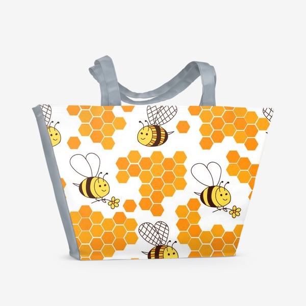 Пляжная сумка &laquo;Медовые пчелки&raquo;