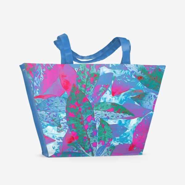 Пляжная сумка «Пятнистые листья»