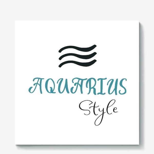 Холст «Aquarius style»