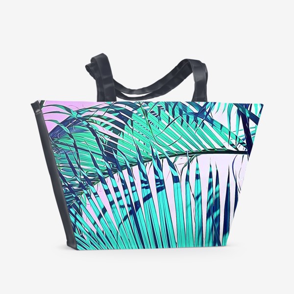 Пляжная сумка «Листья пальмы 2 »