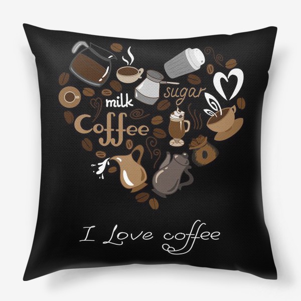 Подушка «кофе»