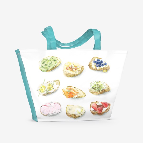 Пляжная сумка «сендвичи»