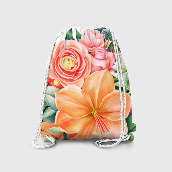 Рюкзак «Букет с лилиями»