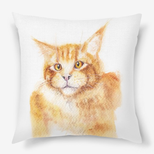 Подушка «Любимый рыжий кот»