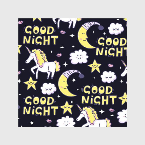 Шторы «Good Night and Unicorn»