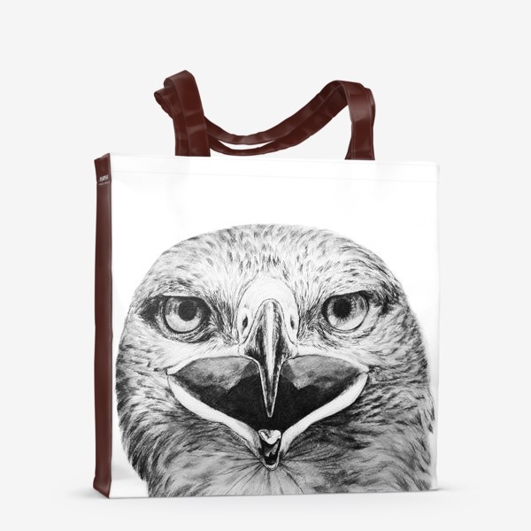 Сумка-шоппер «Принт " Хищная птица Орел"»