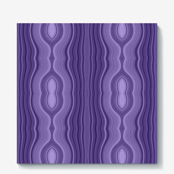 Холст &laquo;Фиолетовые волнистые линии&raquo;