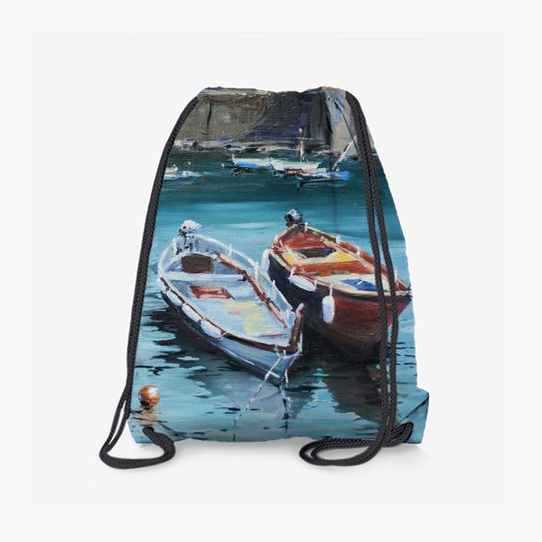 Рюкзак «Лодки в Чинкветерре»
