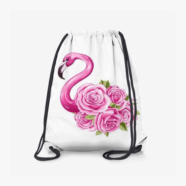 Рюкзак «розовый фламинго »