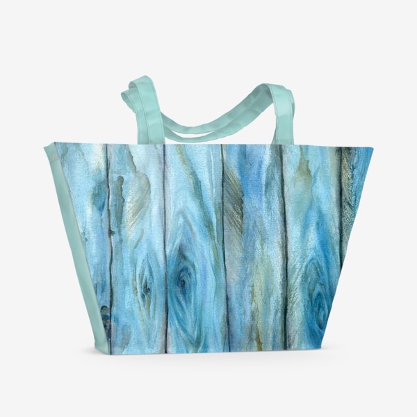 Пляжная сумка «Старое дерево. Голубое»