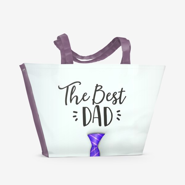 Пляжная сумка &laquo;The Best DAD (Лучший Папа)&raquo;